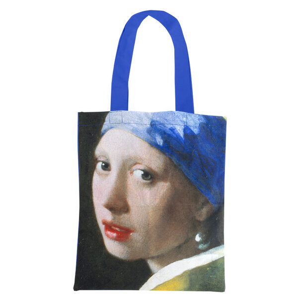 Baumwolltasche mit dem Mädchen mit dem Perlenohrring von Vermeer