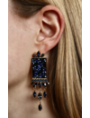 Queen Maxima Earrings Blue