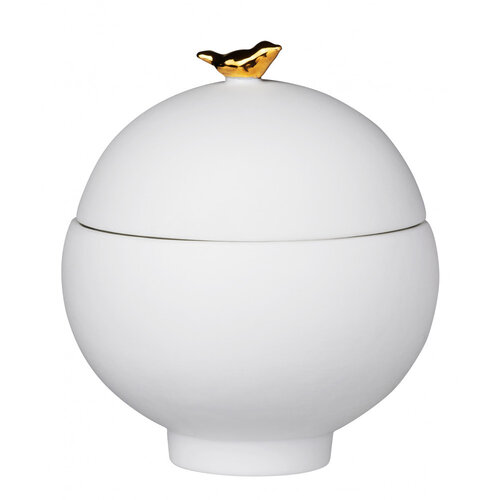 Goldfinch porcelain box 