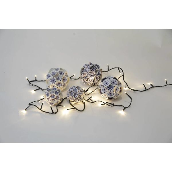 Delft blue Christmas baubles