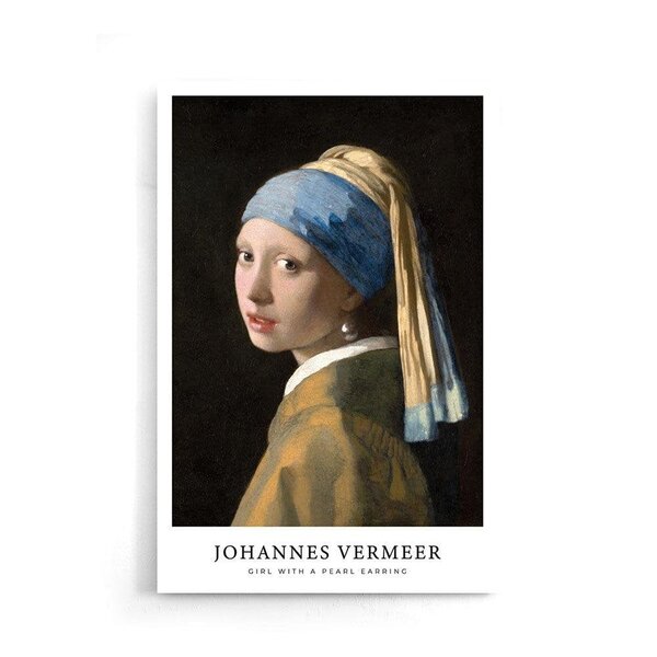 Affiche Johannes Vermeer - La Jeune Fille à la Perle