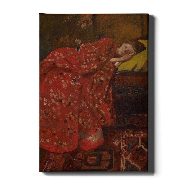 Breitner - Meisje In Rode Kimono