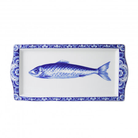 Heringsschale Delfter Blau