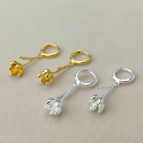 Boucles d'oreilles tulipes 