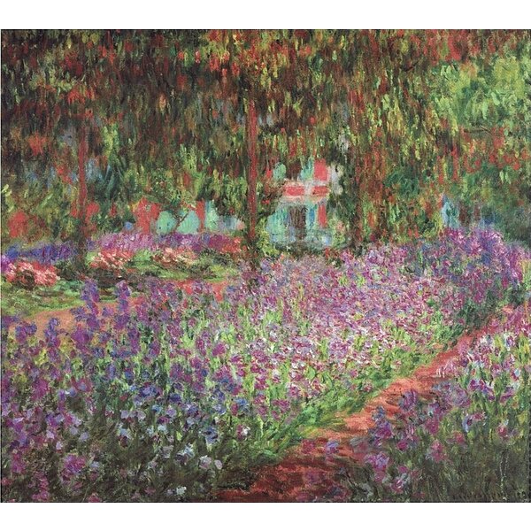 Monet earrings "The garden at Giverny"
