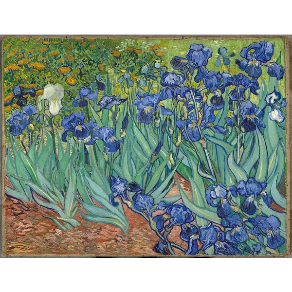 Van Gogh earrings "Irises"