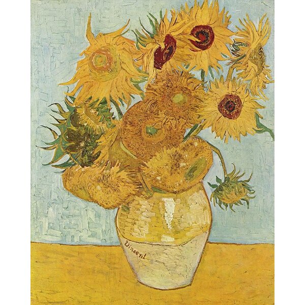 Tulip vase "Van Gogh Sunflowers"