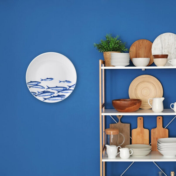 Vissen bord Delfts blauw