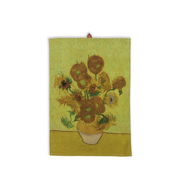 Van Gogh Museum Tea Towel Sunflower Tea Yellow