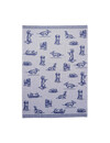 Hand and tea towel with dachshund