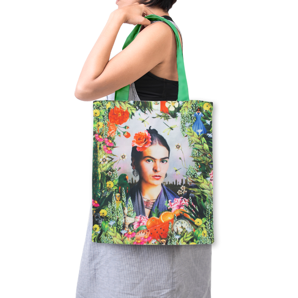 Sac en coton à l'effigie de Frida Kahlo