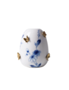 Vase bleu de Delft orné de papillons dorés