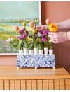 Vase en brique bleue de Delft pour tulipes