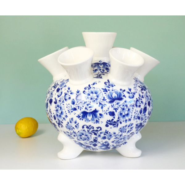 Tulip vase on legs XL 30 cm!