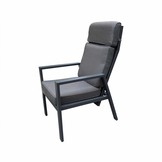Palazzo XL dining tuinstoel aluminium verstelbaar | aluminium | antraciet
