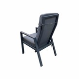 Palazzo XL dining tuinstoel aluminium verstelbaar | aluminium | antraciet