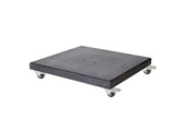 Modena parasolvoet 90kg met zwenkwielen | graniet | antraciet