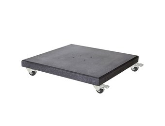 Modena parasolvoet 90kg met zwenkwielen | graniet | antraciet