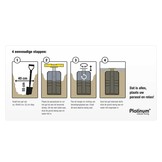 Ingraaf parasolvoet voor zweefparasol