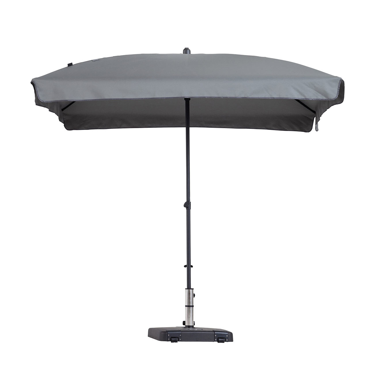 Patmos stokparasol 210x140cm | Light Grey afbeelding