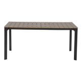 Arezzo dining tuintafel 6 personen | polywood + aluminium | Natural Wood | 200cm