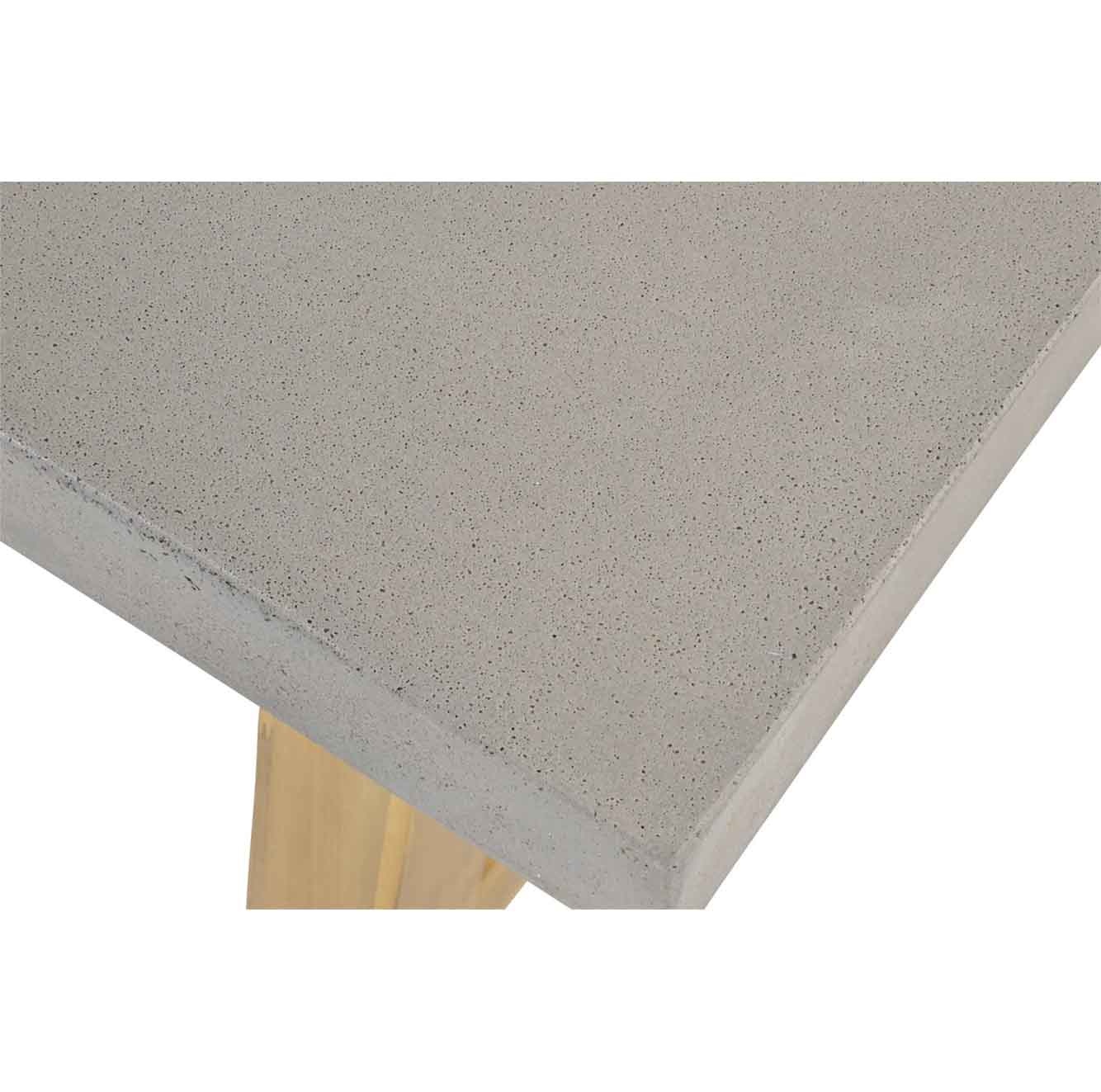 Veltis/Karlstad zwart betonlook dining tuinset 5-delig 200x100cm
