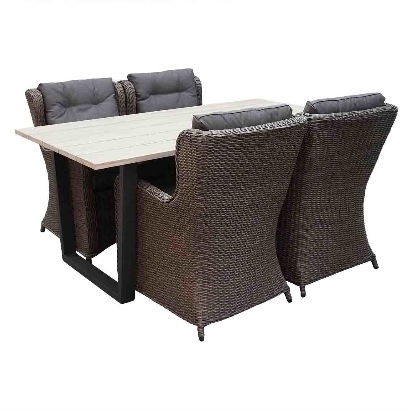 Sunbury/Pisa dining tuinset 5-delig | 180cm