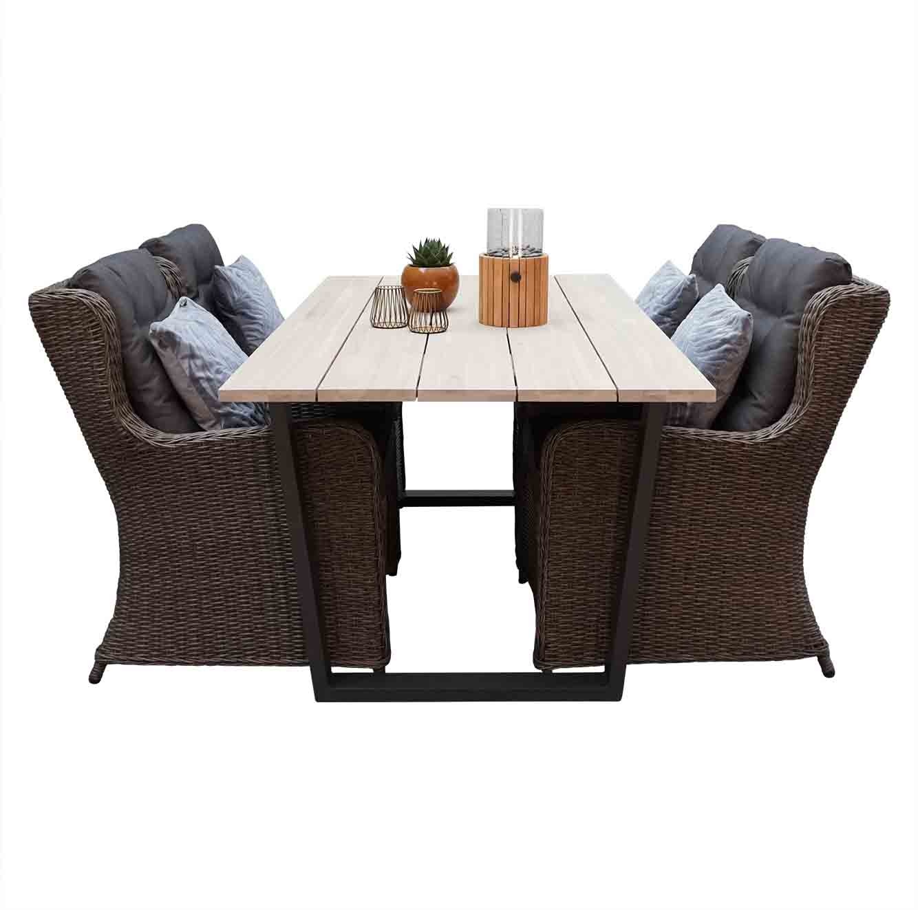Sunbury/Pisa dining tuinset 5-delig | 180cm