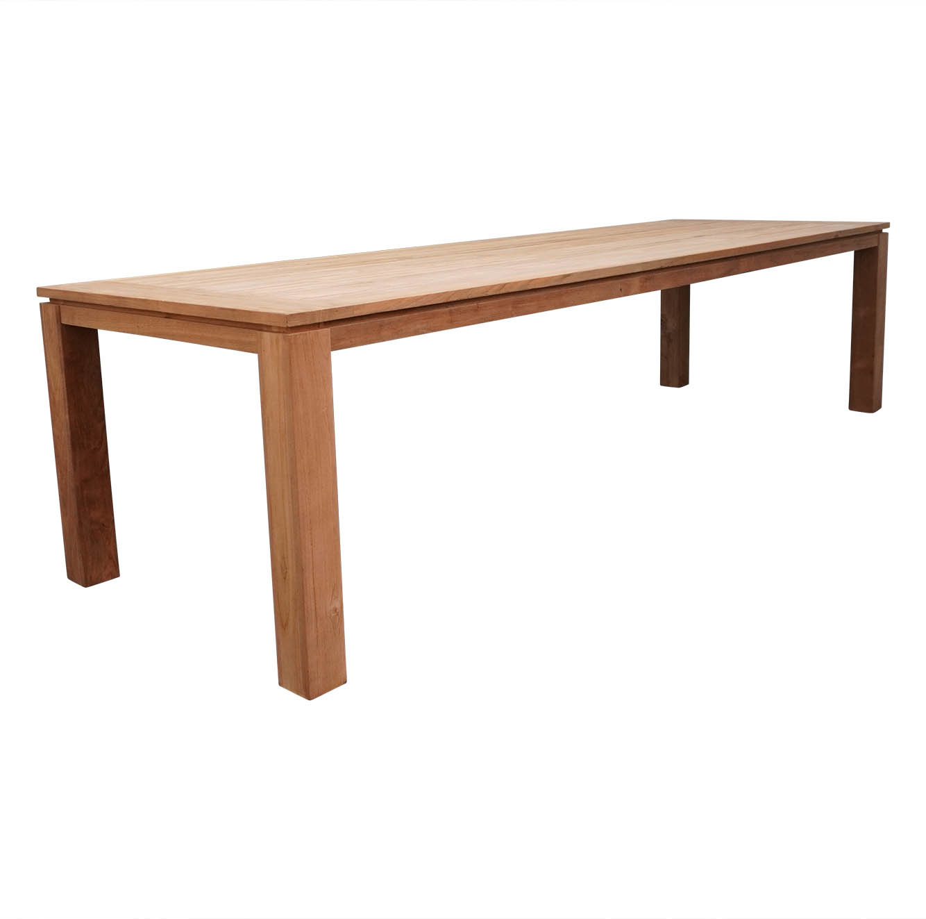 Kensington/Karlstad zwart Teak dining tuinset 9-delig