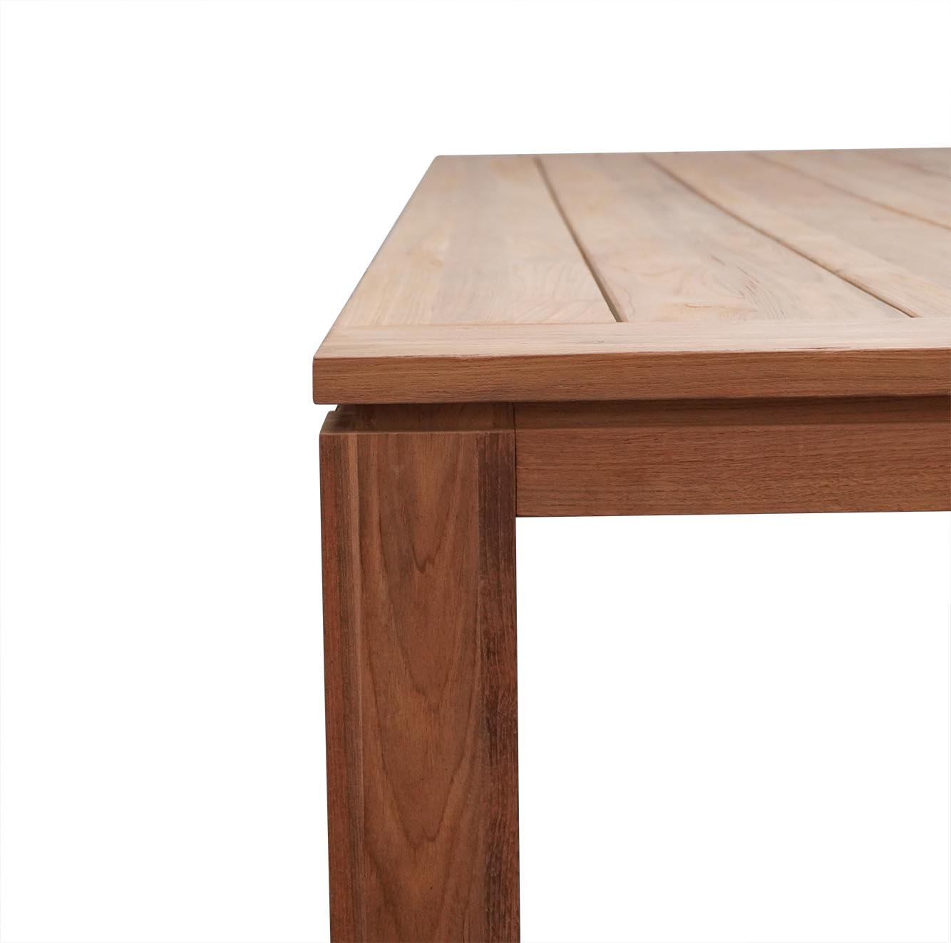 Kensington/Karlstad zwart Teak dining tuinset 9-delig