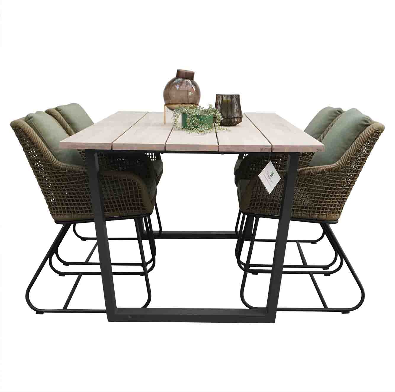 Sunbury/Portofino dining tuinset 5-delig 180cm