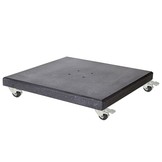 Challenger T² zweefparasol | 300x300cm met Modena parasolvoet 90kg | wit