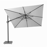 Challenger T² zweefparasol | 300x300cm met Salerno parasolvoet 90kg | wit