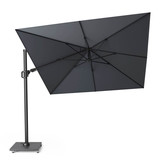 Challenger T² zweefparasol | 300x300cm met Salerno parasolvoet 90kg | antraciet