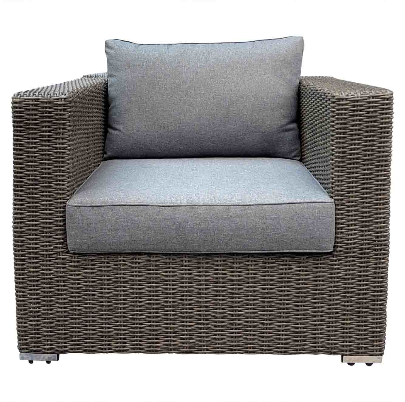 Miami loungestoel | wicker | Blended Brown