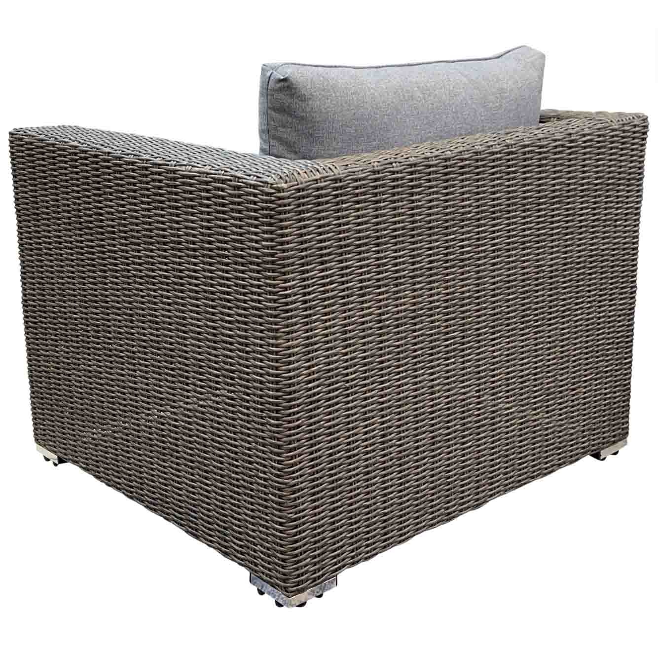Miami loungestoel | wicker | Blended Brown
