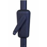 Delos stokparasol 300x200cm | lichtgrijs