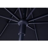 Delos stokparasol 300x200cm | lichtgrijs