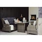 Denza Furniture Belfort stoel-bank loungeset - verstelbaar 5 personen | wicker | Kobo Grey | 4-delig