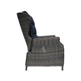 Belfort stoel-bank loungeset - verstelbaar 5 personen | wicker | Kobo Grey | 4-delig