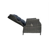 Belfort stoel-bank loungeset - verstelbaar 5 personen | wicker | Kobo Grey | 4-delig