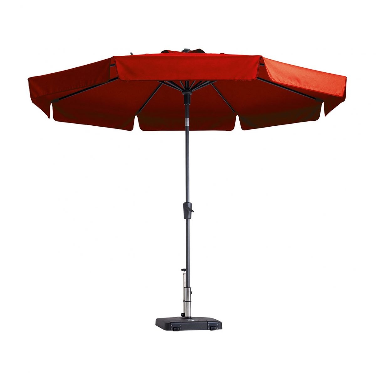 Flores stokparasolØ 300cm | Brick Red afbeelding