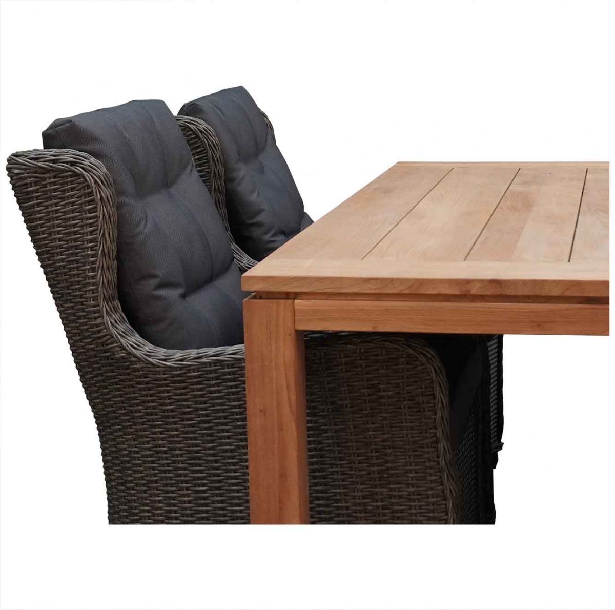 Kensington/Pisa Teak dining tuinset 5-delig