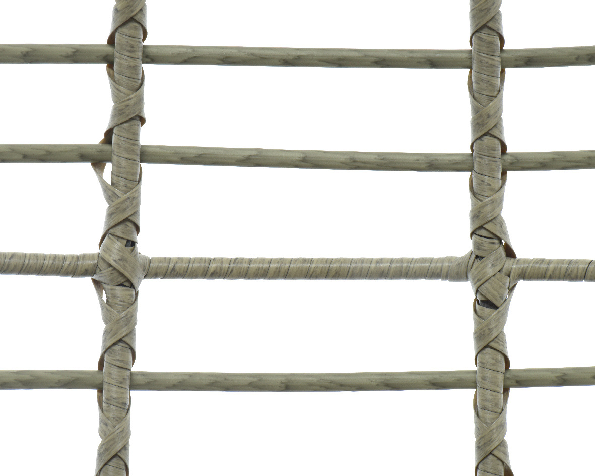 Evora balkonset 3-delig | wicker + aluminium | grijs