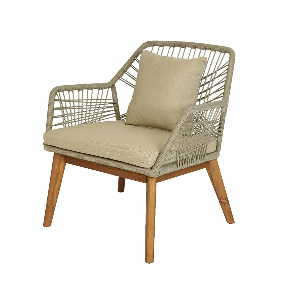 Seville stoel-bank loungeset 5-delig | zand