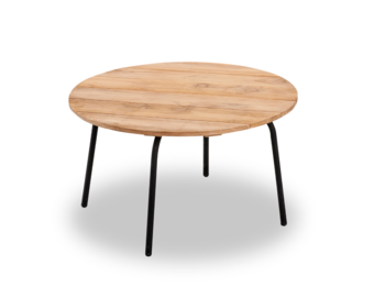 Pablo bijzettafel | teakhout | 50cm rond laag