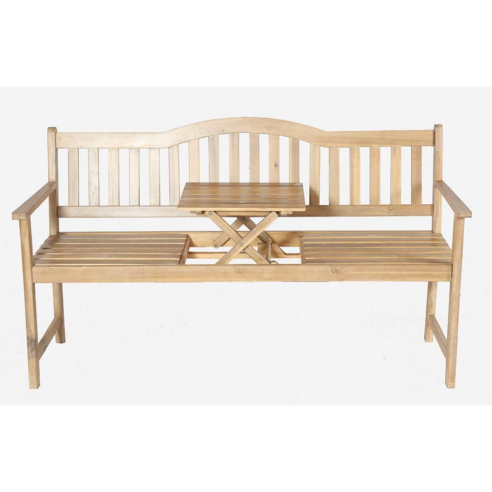 Sarah tuinbank met koffietafel | hardhout | 156cm