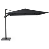 Challenger T² zweefparasol - premium doek | 300x300cm  | Jet Black
