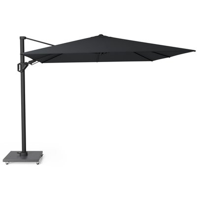 Challenger T² zweefparasol - premium doek | 300x300cm  | Jet Black