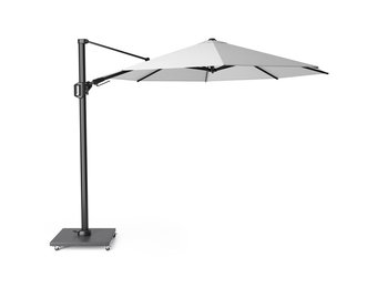 Challenger T² zweefparasol | Ø350cm rond  | wit